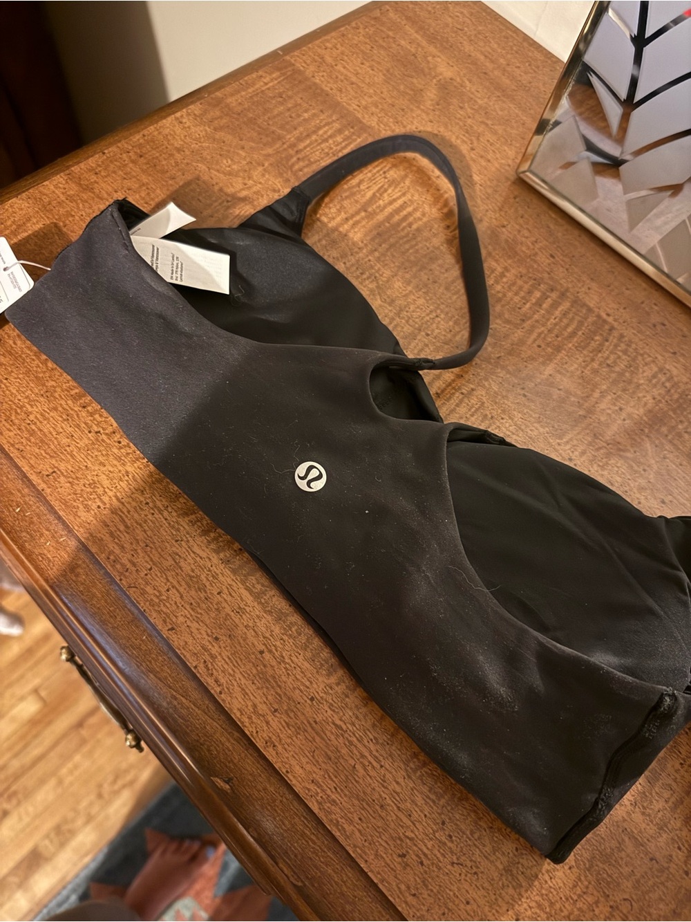 lululemon athletica Strappy Racer Bra - Black - Picture 3 of 5